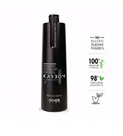 Karbon 9 - Shampoo al carbone per capelli stressati e trattati 1000ml Echosline