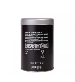 Polvere Decolorante per capelli Compatta al Carbone Charcoal Extra Bleach 9T 500g - EchosLine Karbon 9