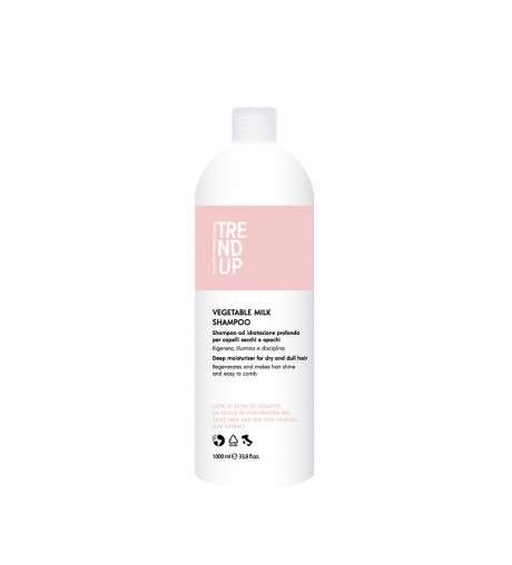 Shampoo VEGETABLE MILK Idratazione Profonda per Capelli Secchi e Opachi - TREND UP - 1000ml