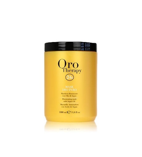Maschera capelli orotherapy 24k oro puro con olio di argan1000ml