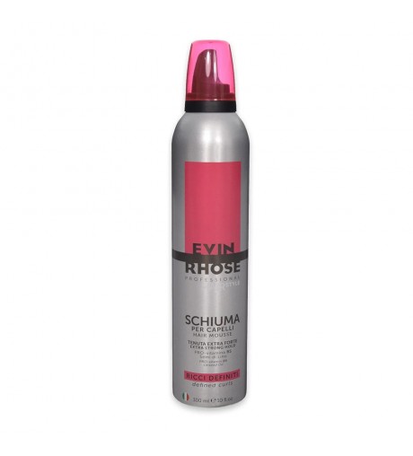 Mousse Capelli Professionale Ricci Definiti Evin Rhose 300ml