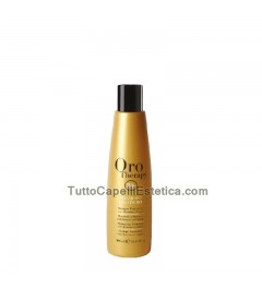Shampoo per capelli orotherapy 24k a base di olio argan oro puro 250 ml Fanola