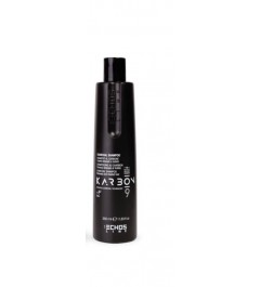 Shampoo al carbone per capelli stressati e trattati 350 ml Karbon 9 Echosline 
