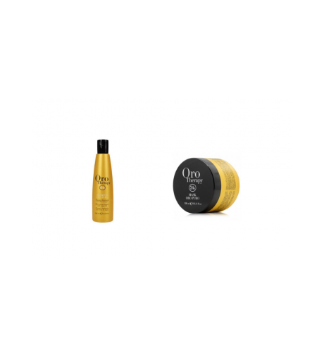 Kit Oro Therapy Shampoo 350 ml + Maschera 300 ml - Fanola