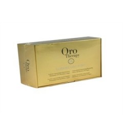 Lozione per capelli all'olio di argan 12 fiale da 10 ml - Fanola Oro Therapy