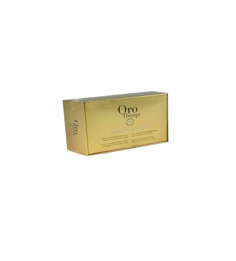 Lozione per capelli all'olio di argan 12 fiale da 10 ml - Fanola Oro Therapy