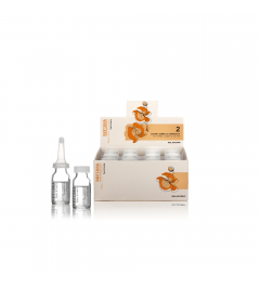 Lozione cosmetica riparatrice per capelli daneggiati 12x10ml Elgon - Retrò